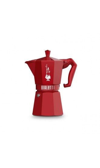 Кофеварка Bialetti Moka Exclusive Red ( 3 чашки - 130мл) 